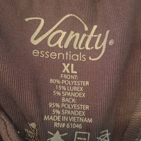 Vanity essentials spaghetti strap womens xl camisole sequins - Picture 3 of 3